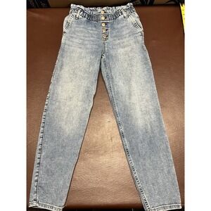 Abercrombie Kids High‎ Rise Mini Mom Jeans Size 13/14